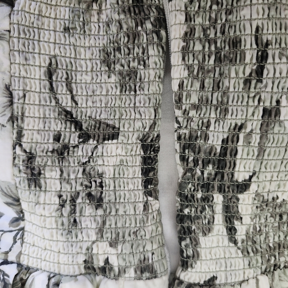 Anthropologie Green and White Spaghetti Strap Sundress - Picture 10 of 16